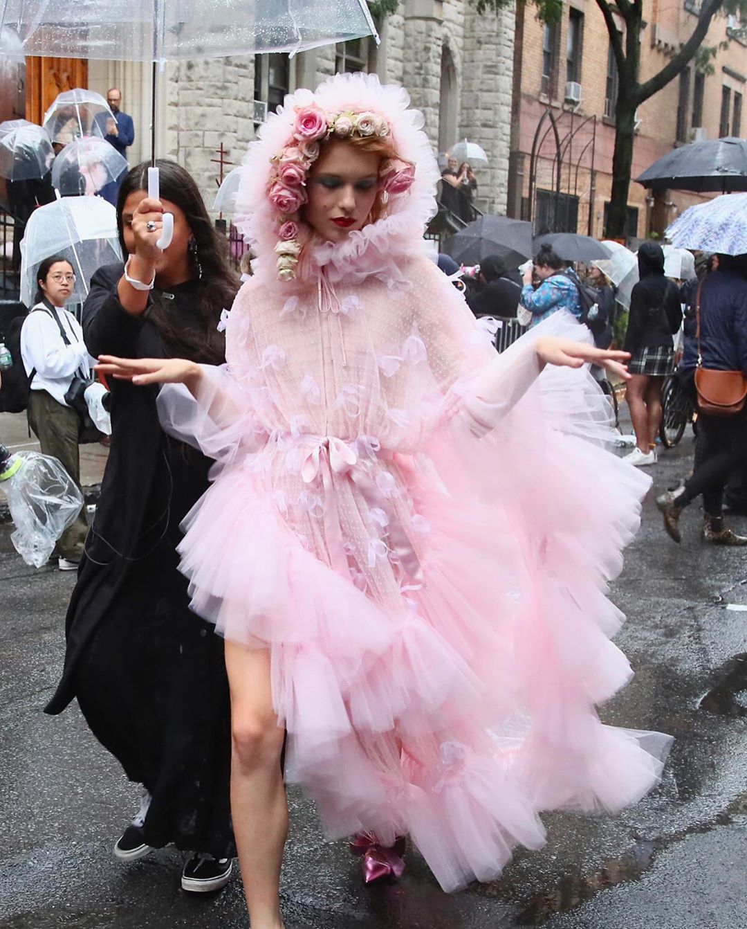 Rainy Tuesday mood via @rodarte 🌸💖 & regram @vogueparis